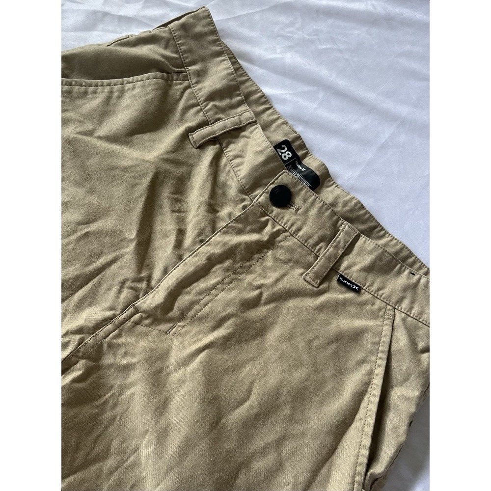 Hurley Men's H2O-Dri Breathe 19 Walk Shorts Size 28 Khaki Tan